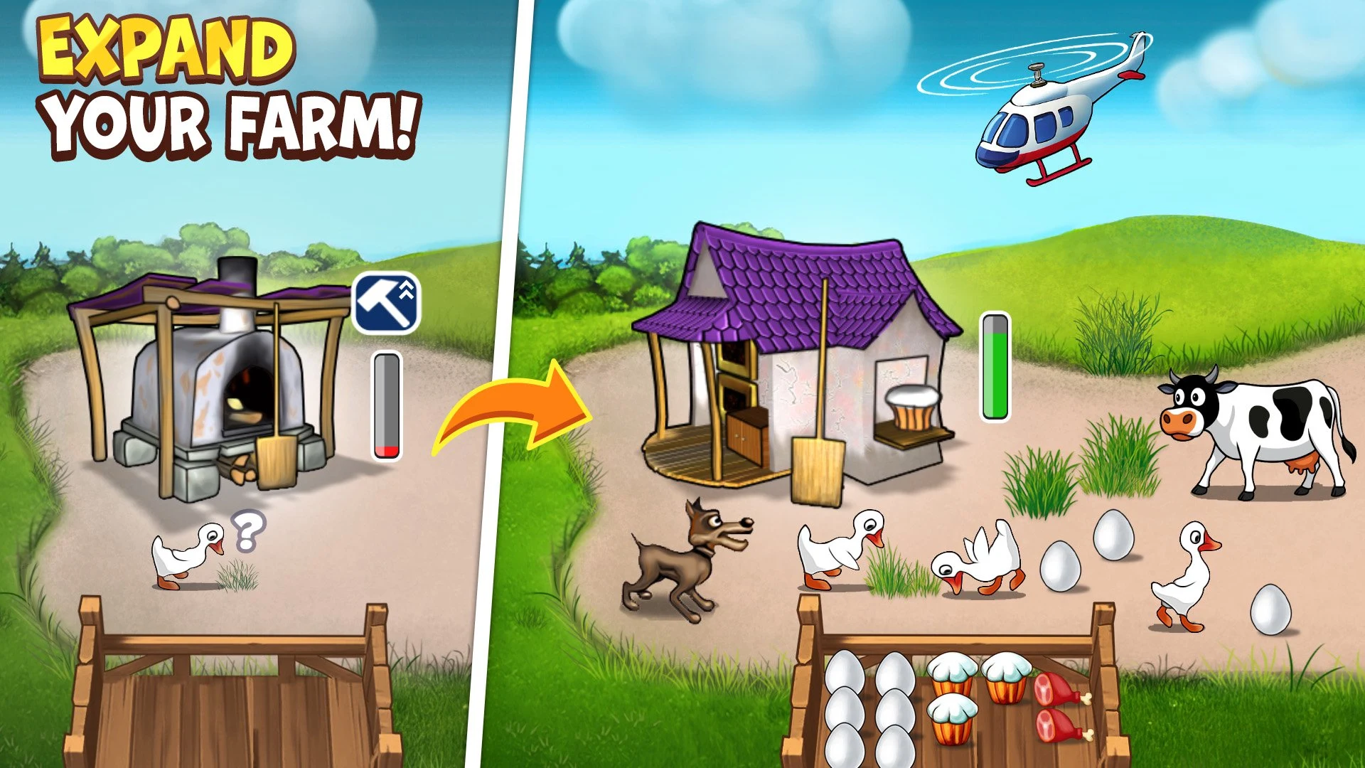 Farm Frenzy: classic farm game screenshot